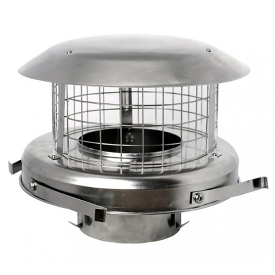 6" Stainless Steel Pot Hanging Cowl 0090029